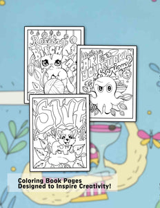 Swearing Animals 30 Pages Printable Coloring Book