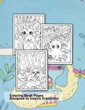 Swearing Animals 30 Pages Printable Coloring Book