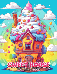 Sweet House 30 Pages Printable Coloring Book