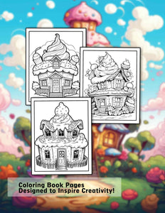 Sweet House 30 Pages Printable Coloring Book