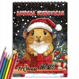 TPLHOUSE Animal Christmas Coloring Book for Adult