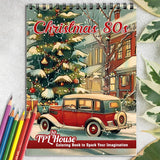 TPLHOUSE Christmas 80s Coloring Book for Adult