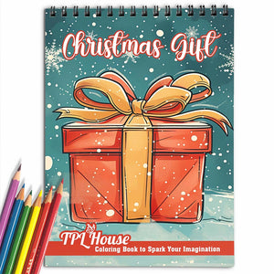 TPLHOUSE Christmas Gift Coloring Book for Adults