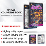 TPLHOUSE Enchanted Forest In Christmas Coloring Sheets for Adult