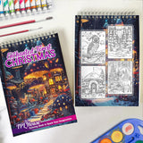 TPLHOUSE Enchanted Forest In Christmas Spiral Coloring Book for Adult