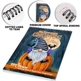 TPLHOUSE Halloween Gnomes Coloring Pages for Adults