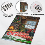 TPLHOUSE Home for the Christmas Coloring Pages for Adult