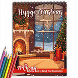 TPLHOUSE Hygge Christmas Coloring Book for Adults