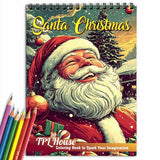 TPLHOUSE Santa Christmas Coloring Book for Adult