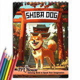 TPLHOUSE Shiba Dog Coloring Book for Adult