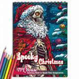 TPLHOUSE Spooky Christmas Coloring Book for Adult