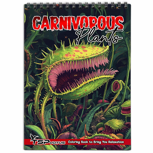 TSPVOTUS Carnivorous Plants Coloring Book for Adult