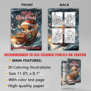 TSPVOTUS Chibi Christmas Coloring Sheets for Adult