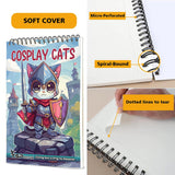 TSPVOTUS Cosplay Cats Coloring Pages for Adult