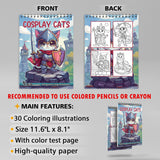 TSPVOTUS Cosplay Cats Coloring Sheets for Adult