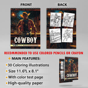 TSPVOTUS Cowboy Coloring Sheets for Adult