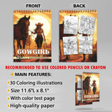 TSPVOTUS Cowgirl Coloring Sheets for Adult