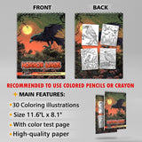 TSPVOTUS Horror Birds Coloring Sheets for Adult