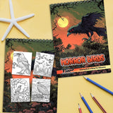 TSPVOTUS Horror Birds Coloring Book Spiral Bound for Adult