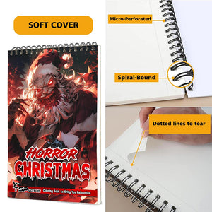 TSPVOTUS Horror Christmas Coloring Pages for Adult