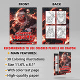 TSPVOTUS Horror Christmas Coloring Sheets for Adult