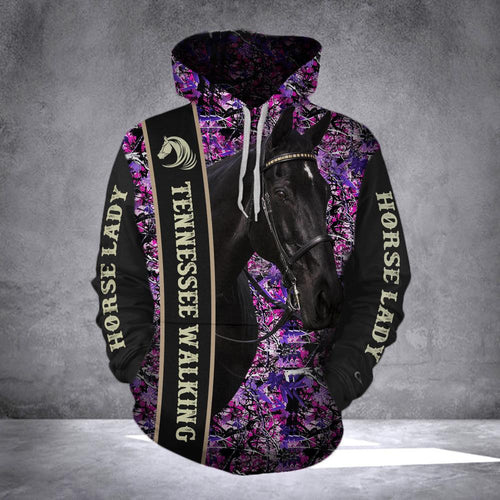 Tennesse Walking Horse Lady Full all over print hoodie shirt - IPH557 Hoodie