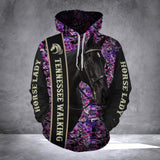 Tennesse Walking Horse Lady Full all over print hoodie shirt - IPH557 Hoodie