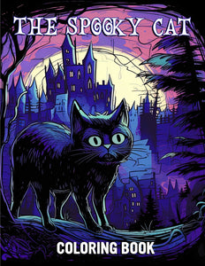 The Spooky Cat 30 Pages Printable Coloring Book