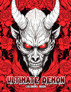 Ultimate Demon 30 Pages Printable Coloring Book