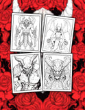 Ultimate Demon 30 Pages Printable Coloring Book