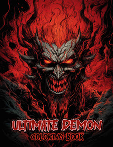 Ultimate Demon 30 Pages Printable Coloring Book
