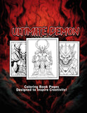 Ultimate Demon 30 Pages Printable Coloring Book