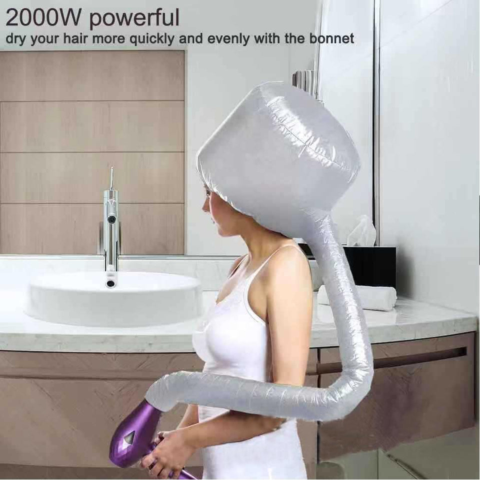 1/2Pcs Portable Soft Hair Drying Cap Bonnet Hood Hat Womens Blow Dryer Home hairdressing Salon Supply Adjustable Accessory