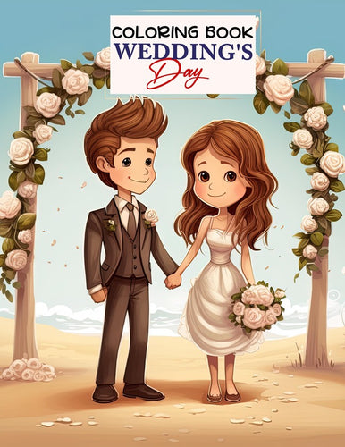 Wedding's Day 30 Pages Printable Coloring Book