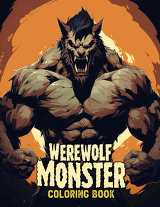 Werewolf Monster 30 Pages Printable Coloring Book