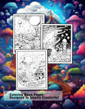 Whimsical World 30 Pages Printable Coloring Book