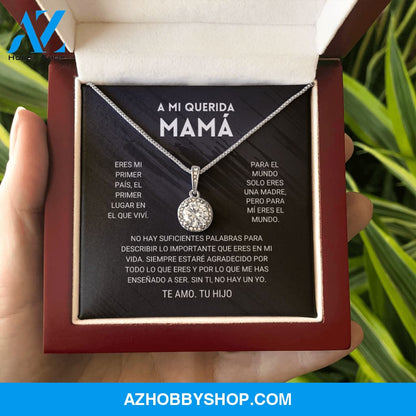 A Mi Querida Mamá - Te Amo Tu Hijo silver