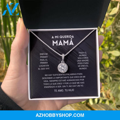 A Mi Querida Mamá - Te Amo Tu Hijo silver