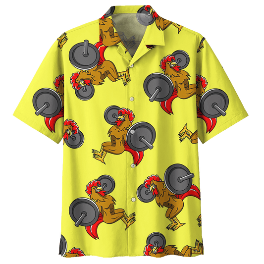 Chicken   Yellow Nice Design Unisex Hawaiian Shirt For Men And Women Dhc17063656