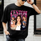 Custom Face Photo T-Shirt, Personalized 90s Shirt With Girlfriend, Valentine Gifts For Him