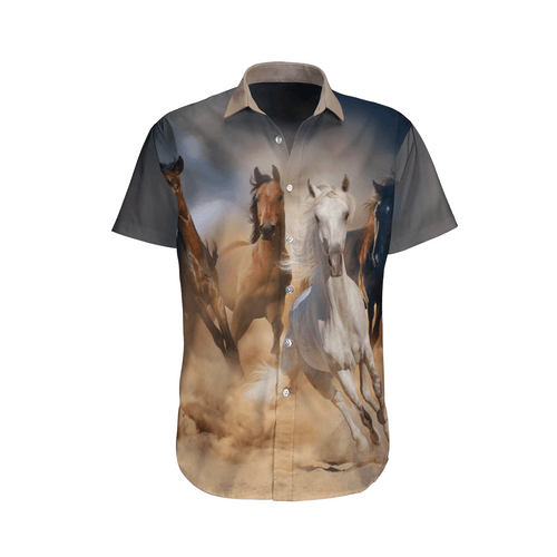 Horse  Khaki Amazing Design Unisex Hawaiian Shirt For Men And Women Dhc17063600