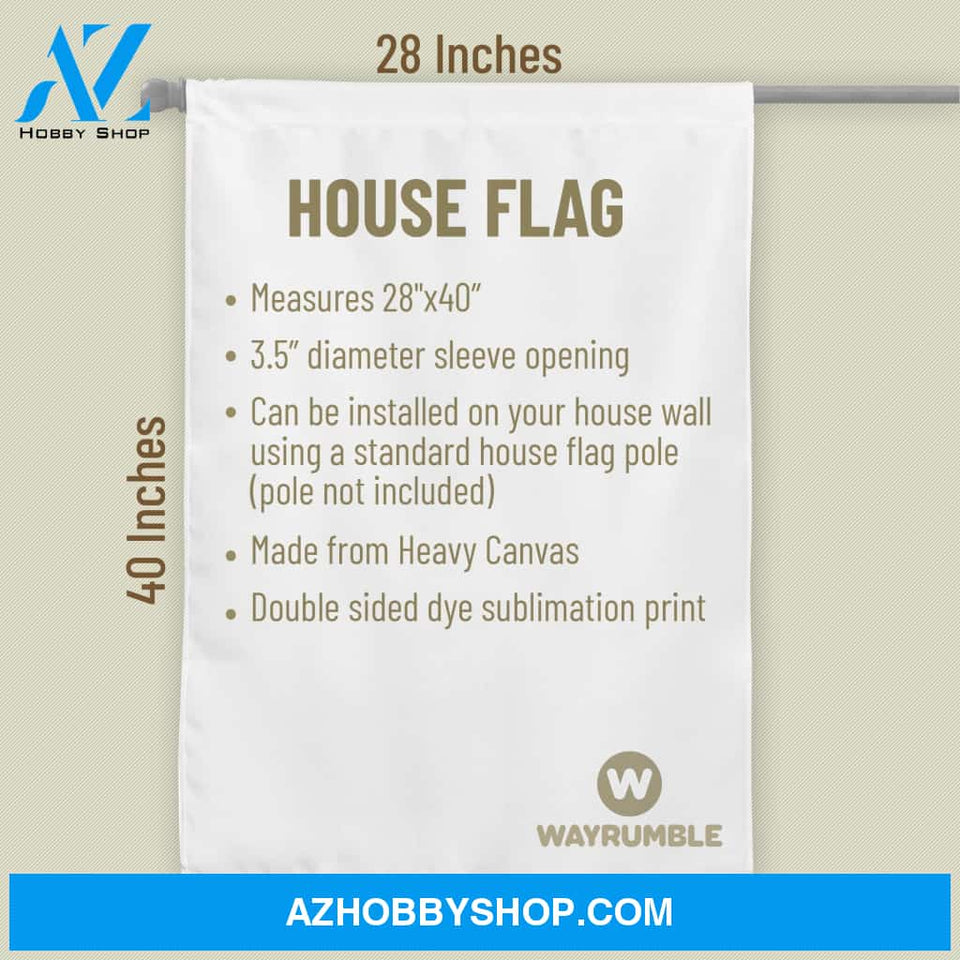 Abstract Jesus painting, American flag, Brown horse, Wooden cross - Jesus Flag