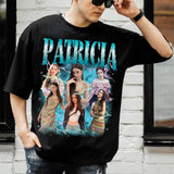 Custom Face T-Shirt for Girlfriend Boyfriend, Personalized Vintage Graphic Shirts