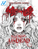 Alluring Undead 30 Pages Printable Coloring Book