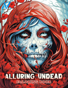 Alluring Undead 30 Pages Printable Coloring Book