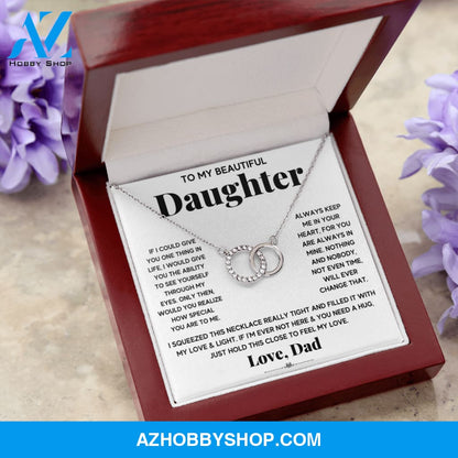 [ALMOST GONE] Eternal Love - Daughter Perfect Pair Necklace