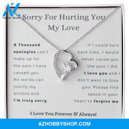 [Almost Gone] Sorry My Love - Forever Love Necklace