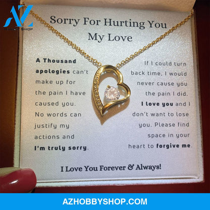 [Almost Gone] Sorry My Love - Forever Love Necklace