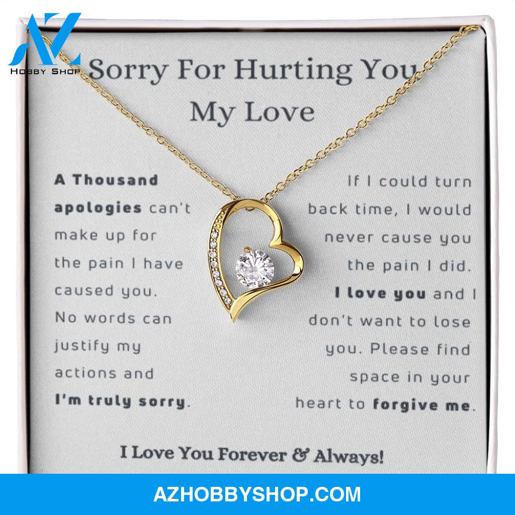 [Almost Gone] Sorry My Love - Forever Love Necklace