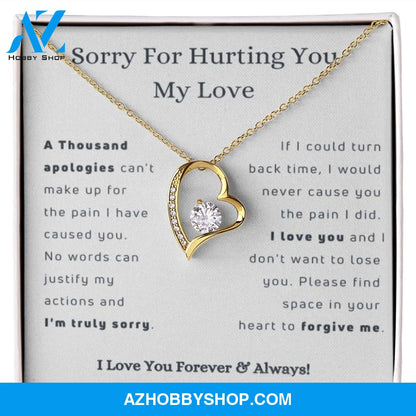 [Almost Gone] Sorry My Love - Forever Love Necklace